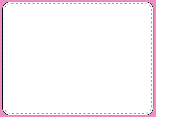 Large Rectangular stickers template