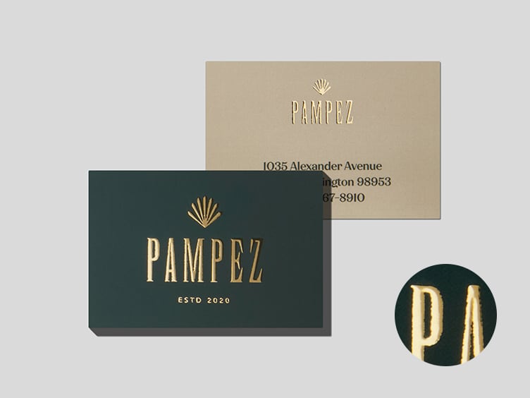 Gold Foil Business Cards